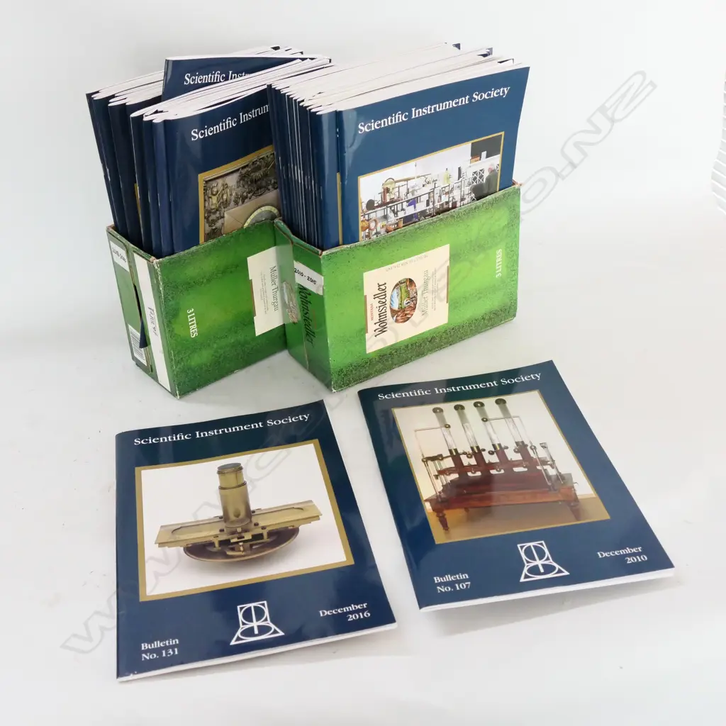 3 BOXES 'SCIENTIFIC INSTRUMENT SOCIETY BULLETINS, 1996 - 2020 Image 1++